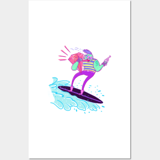 Surf The Crime Wave (Solo Version) Posters and Art